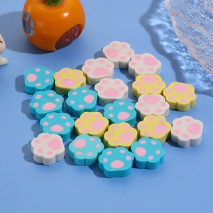 En stock, gommes en forme de patte de <span class=keywords><strong>chat</strong></span>, sans poussière et sans traces, papeterie créative et mignonne pour enfants et préscolaires, approvisionnement direct d'usine - Product Image 5