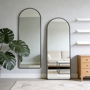 Trending Products 2025 Modern Simple Fashion <b>Arch</b> Design Wall <b>Full</b> <b>Length</b> Customized Size Floor <b>Mirror</b> Living Room - Product Image 3