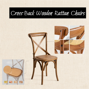 Cổ Điển Trang Trại Mộc Mạc Khách Sạn Đám Cưới Stackable Tiệc Ăn Uống Hạt Gỗ Nhựa X Trở Lại Ghế Cho Tổ Chức Sự Kiện - Product Image 2