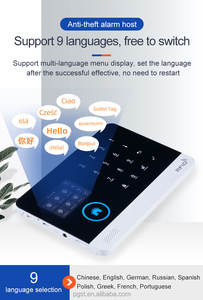 PGST Original Fabrik WLAN <span class=keywords><strong>GSM</strong></span> Einbruchschutzsystem Typ C Ladung Neue Benutzeroberfläche Tuya Kabelloses Smart <span class=keywords><strong>Home</strong></span> Alarmsystem mit Rauchmeldern - Product Image 6