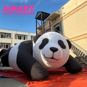 Mascota de la <span class=keywords><strong>película</strong></span> Exhibición Panda grande inflable, modelo animal Adornos de <span class=keywords><strong>película</strong></span> de Panda lindo inflable - Product Image 5