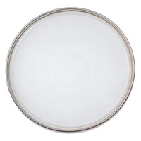 MSH Assiette plate en céramique de 8 pouces, ensemble d'assiettes à sauce en céramique pour hôtel