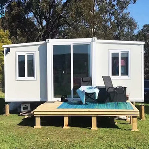 AU/NZ Standard 20ft Expandable Container <b>House</b> Kitchen Bathroom 2 Bedrooms Luxury Prefabricated Modular Office Building Gym - Product Image 1