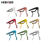 BDJ- 007 Hebikuo Direct Wholesale Price Colorful Guitar Tuners Capo Guitar Musical Instruments Accessories