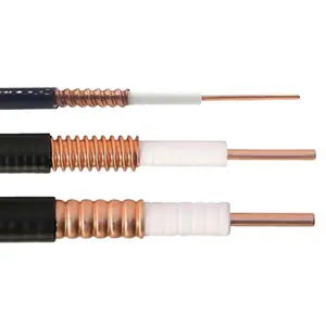 Corrugated Feeder cable 1/4" S 3/8" S 1/2"S superflexible 1/2 7/8 ldf4 50a Low VSWR heliax coaxial cable 50 ohm andrew telecom