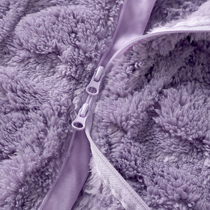 Tutine Invernali per Bambini Piccoli Pagliaccetti Interi con Piedini e Cerniera Pigiami Tute Body a Tinta Unita per Neonati - Product Image 4