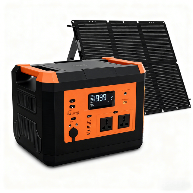 Generador Solar Powerstation 3000W AC Output Lithium Ion Portable Solar Panels with Battery and Inverter Generador Solar