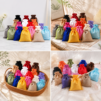 Pochette en toile de jute personnalisée avec cordon de serrage, sac réutilisable en jute avec impression de logo pour la décoration de mariage, les cadeaux et les événements