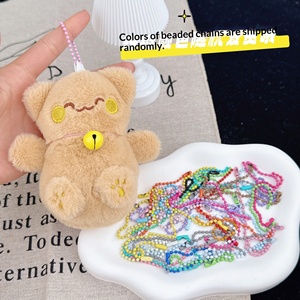 دمية قطة لوسيد اللطيفة الجديدة من موغو، سلسلة مفاتيح وقلادة للحقائب المدرسية لمحبي القطط - Product Image 6