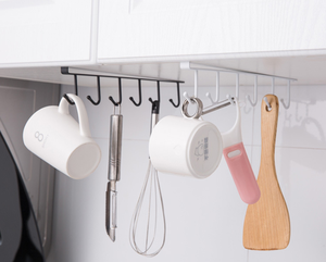 חייב לקנות 6-וו תחת ארון ספל כוסות קולב מחזיק מטבח תשמיש בעל למטבח - Product Image 5