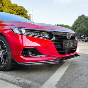 <b>For</b> Honda Accord 10.5th Gen 2022 Body Kit Front Bumper Lip Glossy Black Sport Style Bumper Splitter <b>Diffuser</b> <b>Car</b> Accessories - Product Image 2