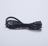 Usine en gros 1.2M prise ue 220v 2 broches câble de cordon d'alimentation ca