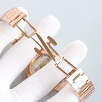 Reloj de Lujo Personalizado OEM ODM de Edición Limitada con Cristal de Moissanita y Zafiro, Correa de Acero Inoxidable, Cal.326, Fábrica Dandong Pointer