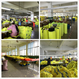 Alta visibilità verde giallo poliestere chiusura con cerniera 2 pollici argento strisce riflettenti traffico notte avvertenza gilet di sicurezza - Product Image 6