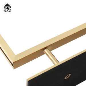 Anh kho tùy chỉnh vàng thép không gỉ Countertop quảng cáo áp phích hiển thị đứng bảng từ khung ảnh hiển thị giá - Product Image 5