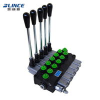 Vanne de commande directionnelle électrohydraulique monobloc M45 à 3, 4, 5 ou 6 bobines, commande par joystick, pour chargeuse compacte