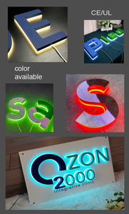 Lettere in metallo 3D logo lettera segno di progettazione del logo aziendale segni di affari canale personalizzato lettera negozio segno per le imprese - Product Image 6