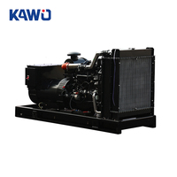 Générateur diesel silencieux à châssis ouvert KAWO avec ATS, démarrage automatique, 480V, alimentation de secours mobile