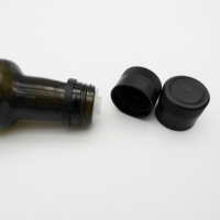 Bouchon verseur en plastique de couleur noire pour bouteille d'huile d'olive 31,5*24mm Bouchon de bouteille en plastique de couleur personnalisée