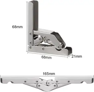 180度铰链，用于全覆盖和内置橱柜门搁板铰链隐藏支架桌子支撑家具零件