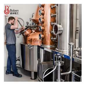 Boben 200L 300L rame ancora vinificazione macchina ancora spirito per il Whisky - Product Image 5