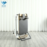 Haute qualité à bas prix maison et Studio Commercial pliable réformateur Pilates noir Folading aluminium réformateur Pilates