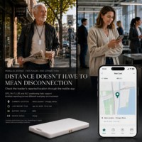 Trevaron Auto Senior Care GPS WiFi + LBS Localisateur par carte Application Rapports de localisation Lecture de trajets Alertes géofences Partage familial sécurisé