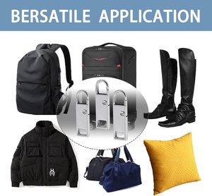 Deoward <b>Zipper</b> Pull <b>Replacement</b> Metal <b>Zipper</b> Handle Mend Fixer Tab Repair For Luggage Backpacks Suitcases Jackets Purses Handbag - Product Image 3