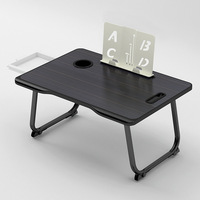 Bureau d'ordinateur portable pliable à domicile plateau de lit pour ordinateur portable bureau portable pour l'étude et la lecture