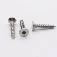 Factory Price Fastener M2-M8 Stainless Steel Hex Socket Countersunk Flat Head Self Tapping Screws