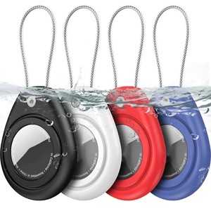 Étui antichoc et anti-rayures avec support sécurisé pour câble métallique pour AirTag - Product Image 1