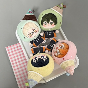Llavero de peluche suave de 10 cm con diseño de dibujos animados de Tobio Kageyama <span class=keywords><strong>Hinata</strong></span>, estilo anime kawaii, con forma 3D y letras en relieve, ideal para Navidad. - Product Image 4