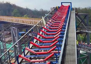 New Bulk Material Handling <b>Transport</b> Aluminum Conveyor Roller Set 150kg Load Capacity for Industrial Mining Quarry Restaurant - Product Image 5