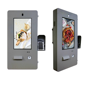 21.5-inch ngoài trời đa cảm ứng tự động Máy in hóa đơn kiosk tự đặt hàng kiosk treo tường kiosk - Product Image 1
