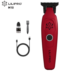 LILIPRO M10 남성용 전문 전기 헤어 트리머 제로 갭 T 블레이드 트리머 리튬 배터리가 장착 된 무선 에저 클리퍼 - Product Image 3