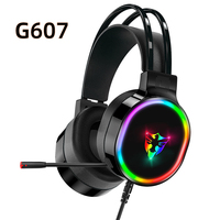 Headset Gaming PC Stereo HIFI RGB Luminous JERTECH Factory G907 dengan Mic, Over-ear, Kabel, dan Tahan Air
