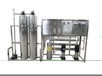 Système de purification d'eau par osmose inverse (RO) commercial de haute qualité avec filtre, pompe PLC et boîte de vitesses, garantie 1 an