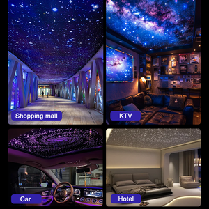 Plafonnier LED à fibres optiques coloré effet ciel <span class=keywords><strong>étoilé</strong></span>, en PMMA, télécommandé, intensité variable, IP33 AC, idéal pour hôtels, excellente qualité à <span class=keywords><strong>prix</strong></span> abordable - Product Image 3