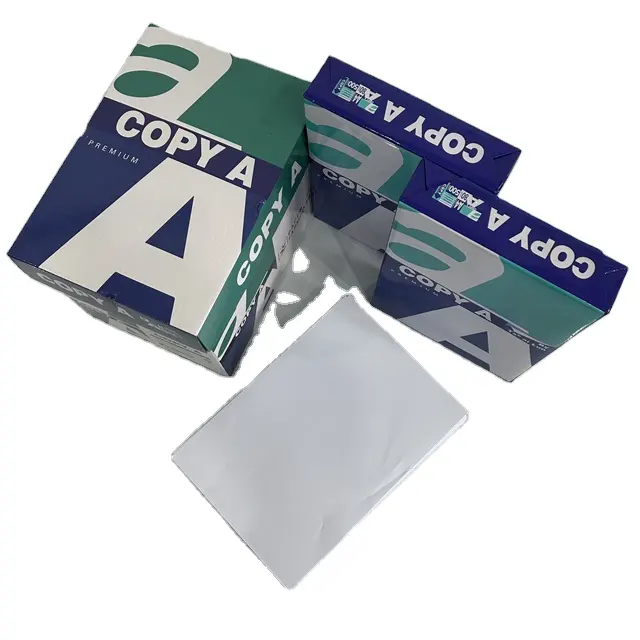 Fabricante superior que vende tamaño A4 color blanco papel A4 80gsm copia un papel de copia A4 papel