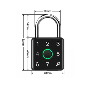 Candado Inteligente Electrónico con Huella Dactilar Biométrica, Combinación Digital, Aleación de Zinc y Acero Inoxidable, Bluetooth Tuya, de Seguridad - Product Image 5