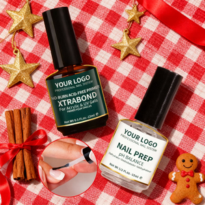 Navidad 15ml pegamento <span class=keywords><strong>de</strong></span> imprimación <span class=keywords><strong>de</strong></span> uñas sin ácido capa superior y Base venta al por mayor <span class=keywords><strong>Kit</strong></span> <span class=keywords><strong>de</strong></span> preparación <span class=keywords><strong>de</strong></span> uñas acrílicas para prensa en uñas enlace <span class=keywords><strong>de</strong></span> PH <span class=keywords><strong>de</strong></span> secado rápido - Product Image 1