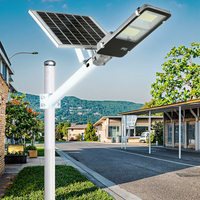 Réverbère mené solaire imperméable extérieur ultra lumineux du panneau Ip67 Ip 65 de 300 w 300watts 300watts 300watts avec la télécommande