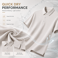 Polo de tennis JNEI pour homme, déflecteur de chaleur, 150g, protection contre les radiations, polyester fonctionnel, performance, vente en gros