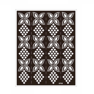 Henna tatuaggio stencil CF fiore henna tatuaggio adesivi stencil adesivi disegni per donne - Product Image 1