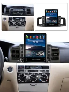 테슬라 수직 안드로이드 IPS DSP Toyota Corolla E120 BYD F3 자동차 DVD 라디오 멀티미디어 비디오 플레이어 네비게이션 GPS 스테레오
