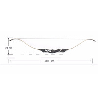 Arc et Flèche De Haute Qualité JUNXING F179 Arc Recourbé de tir à l'arc Pour La Concurrence Et Pratique