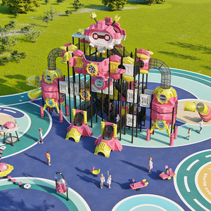 Equipo de Juegos al Aire Libre Ecológico, Sostenible y No Tóxico para Uso Recreativo Seguro de Niños en <span class=keywords><strong>Parques</strong></span> Comerciales - Product Image 4