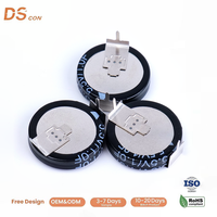 Supercondensateur de type Coin-H 5,5 V 1F EDLC avec fils, pile bouton 19x9,2x19 mm pour alimentation instantanée de jouets électriques, vente en gros