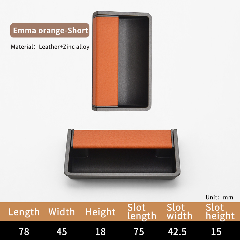 0077 Emma Orange-78 mm/3,07" de longueur