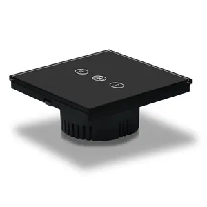 U/UK Standard pannello di cristallo Touch WiFi Zigbee Smart ventilatore interruttore Tuya Google Alexa controllo vocale